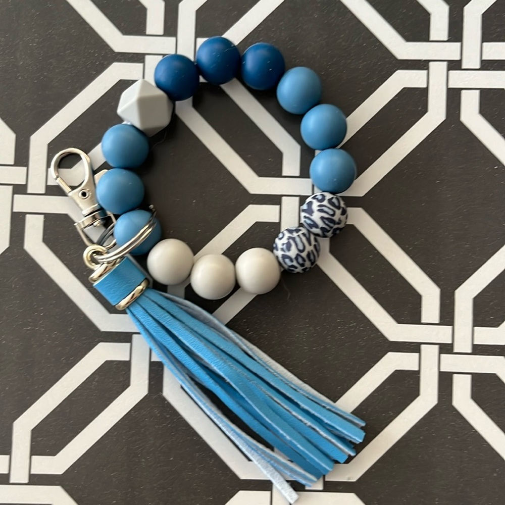 Silicone Bead Keychain